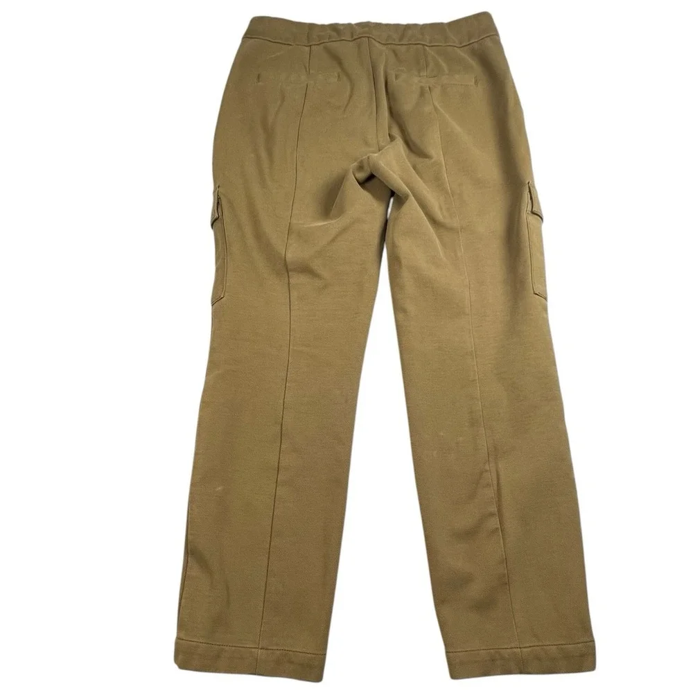 Anthropologie The‎ Essential Slim Womens 10 Green Cargo Pant Mid Rise